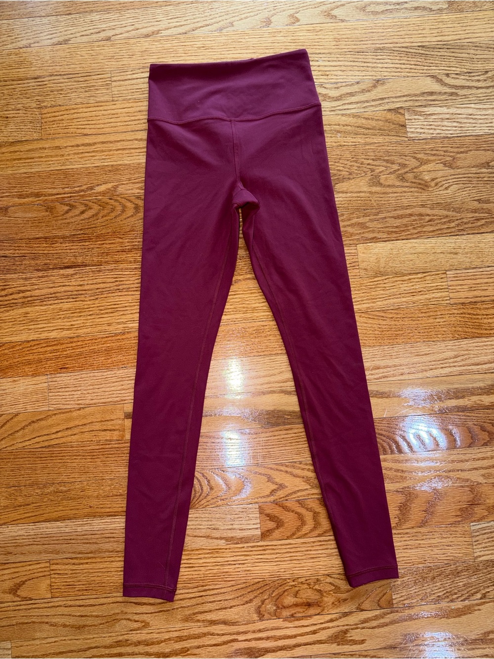 Athleta High-Waist Burgundy Leggings - Deep Wine